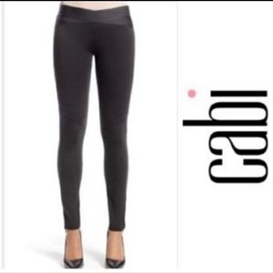 Cabi Style 521 Ponte Leggings Crossover Waistband Size Medium EUC